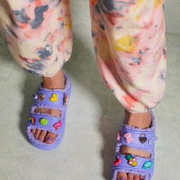 CROCS COZZY SANDAL DVT VIOLET