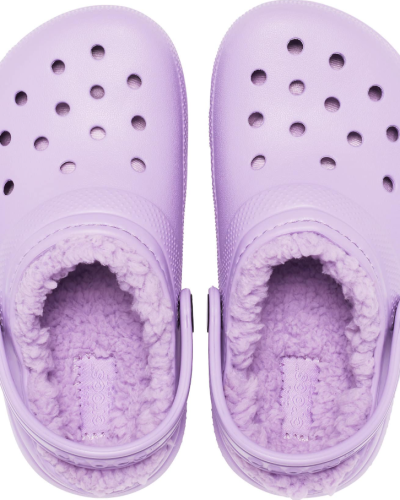 CROCS CLASSIC LINED CLOG KIDS ORCHID
