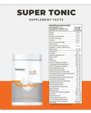 BIOTEEN SUPERTONIC 375G ORANGE