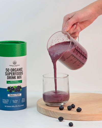 NATURE’S NUTRITION – SUPERFOODS MIX BLUEBERRY 500MG