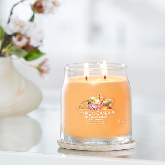 YANKEE CANDLE SIGNATURE MANGO ICE CREAM 368G