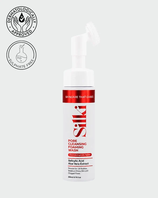 SILKI – PORE CLEANSING FOAMING WASH 200ML