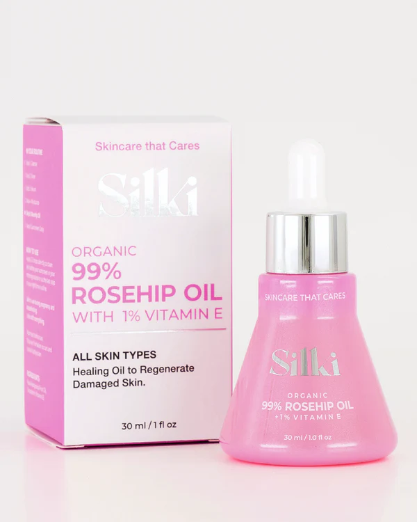 SILKI – ORGANIC 99% ROSEHIP OIL WITH 1% VITAMIN E