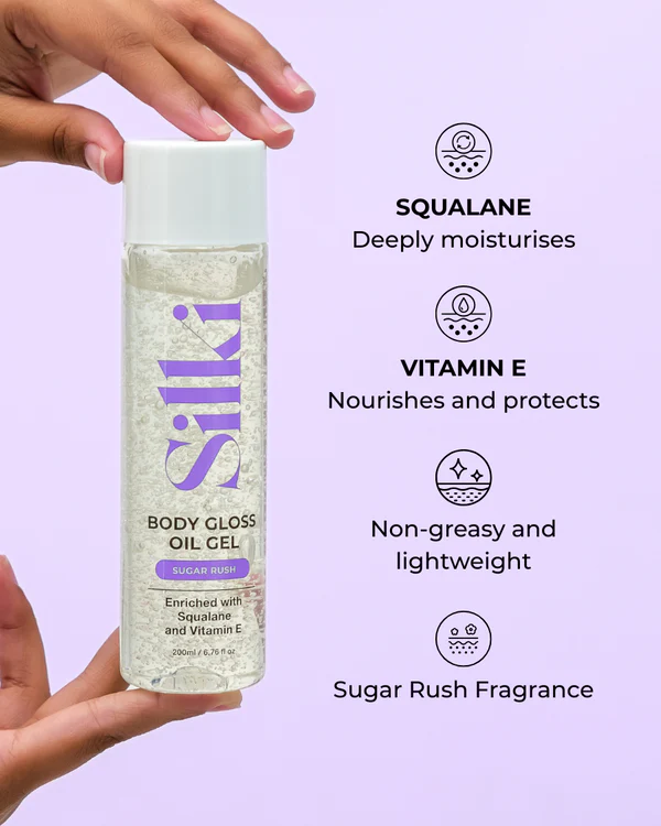 SILKI – BODY GLOSS GEL SUGAR RUSH 200ML