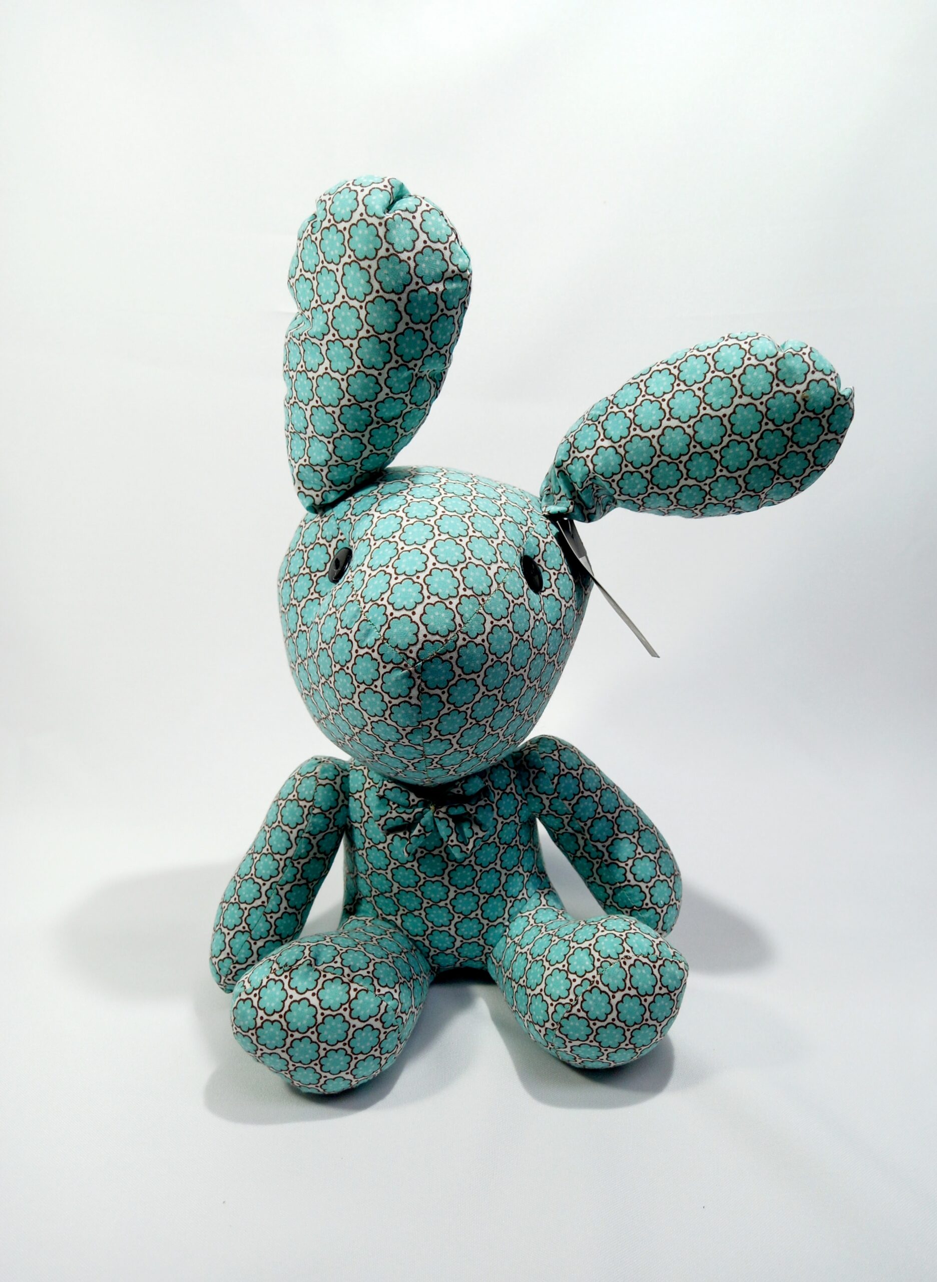 TROOCOLOR TURQUOISE BLUE BUNNY TOY