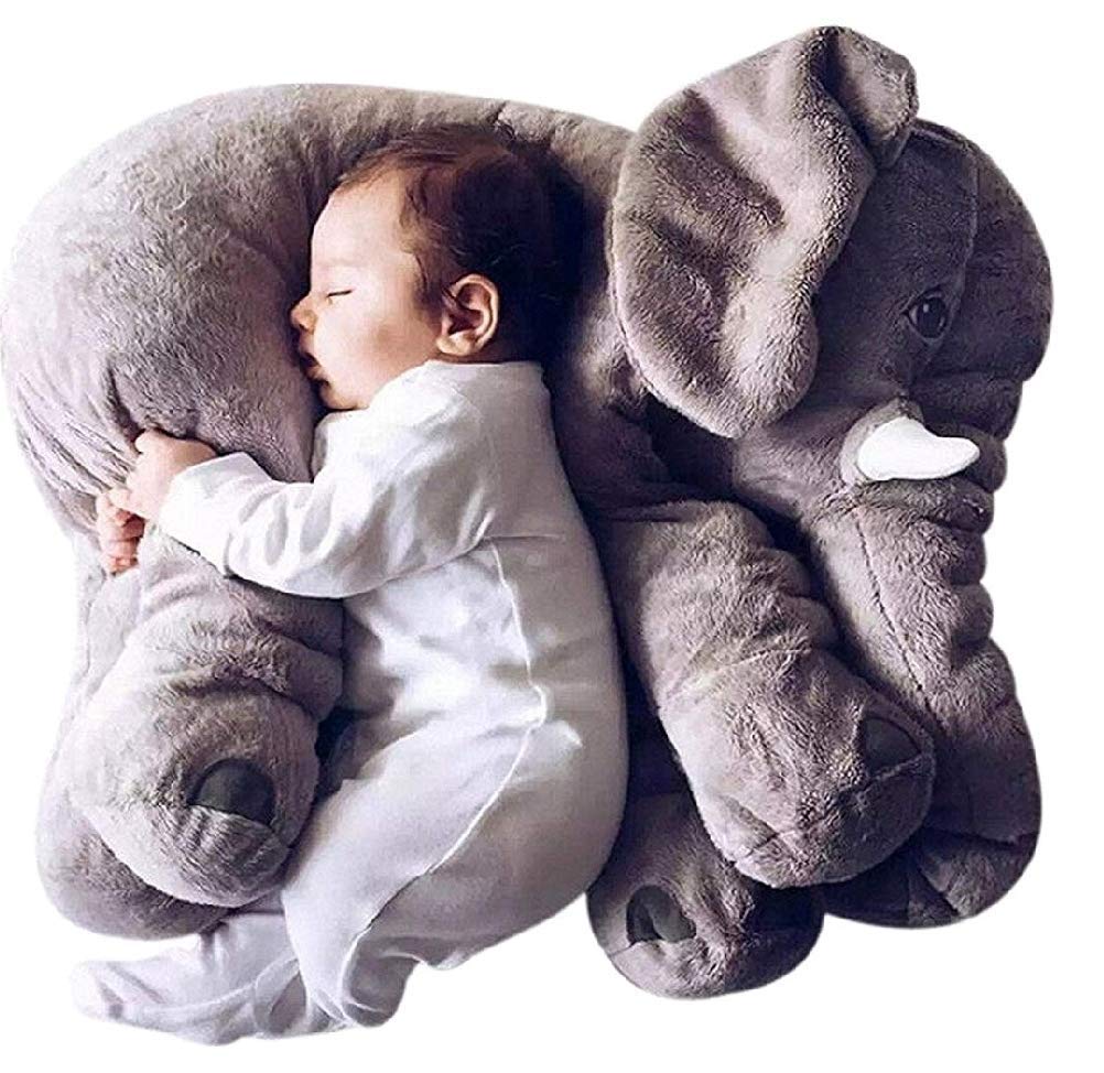 GREY BABY PILLOW ELEPHANT