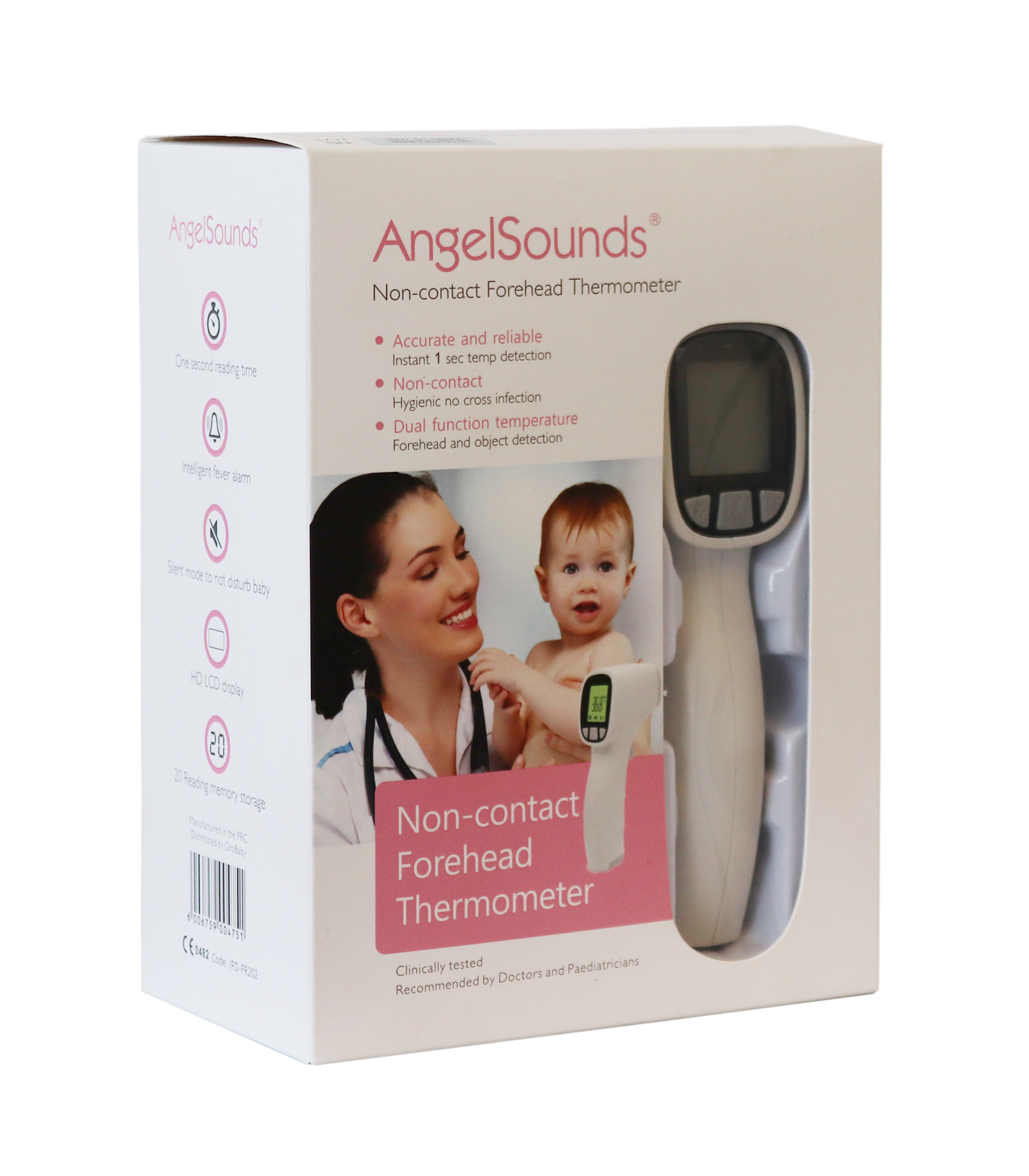 ANGEL SOUNDS – NON-CONTACT FOREHEAD THERMOMETER