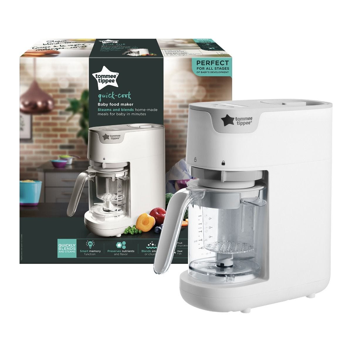 TOMMEE TIPPE QUICK-COOK BABY FOOD MAKER