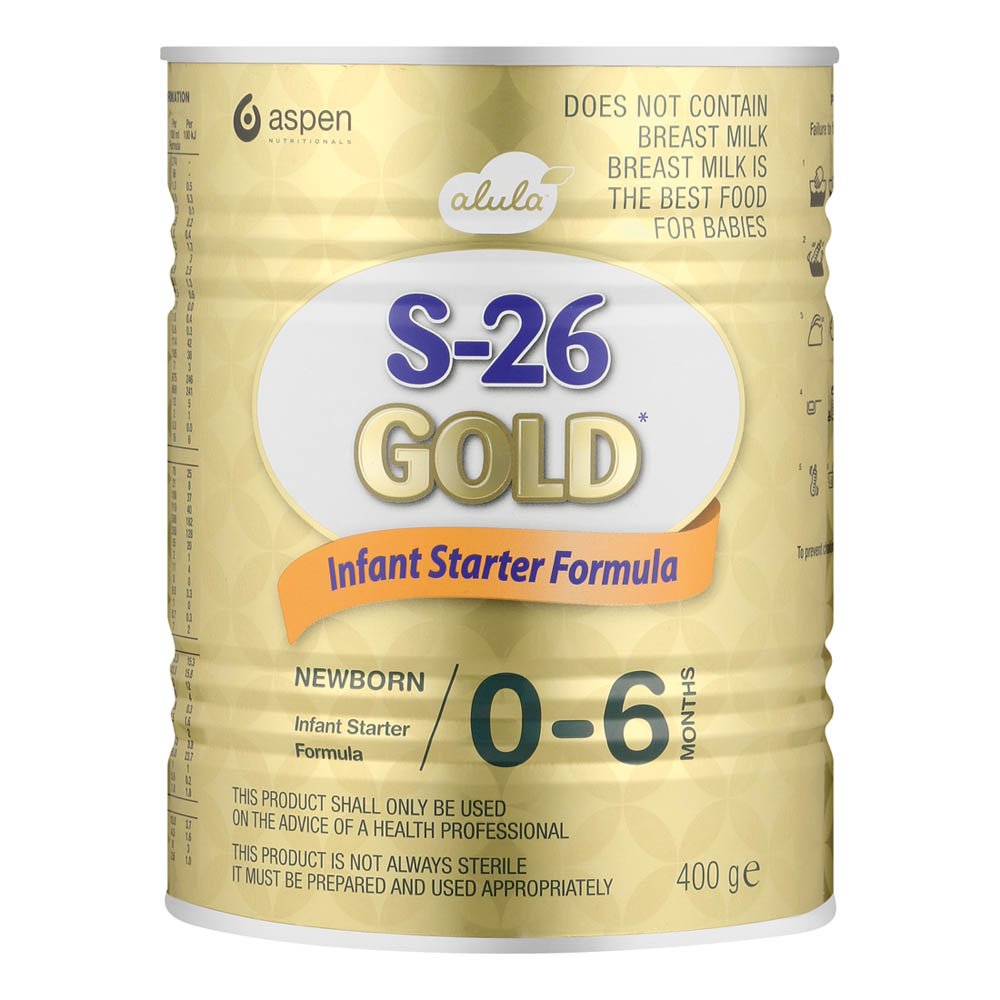 S26 GOLD INFANT STARTER FORMULA (0-6m) 400g