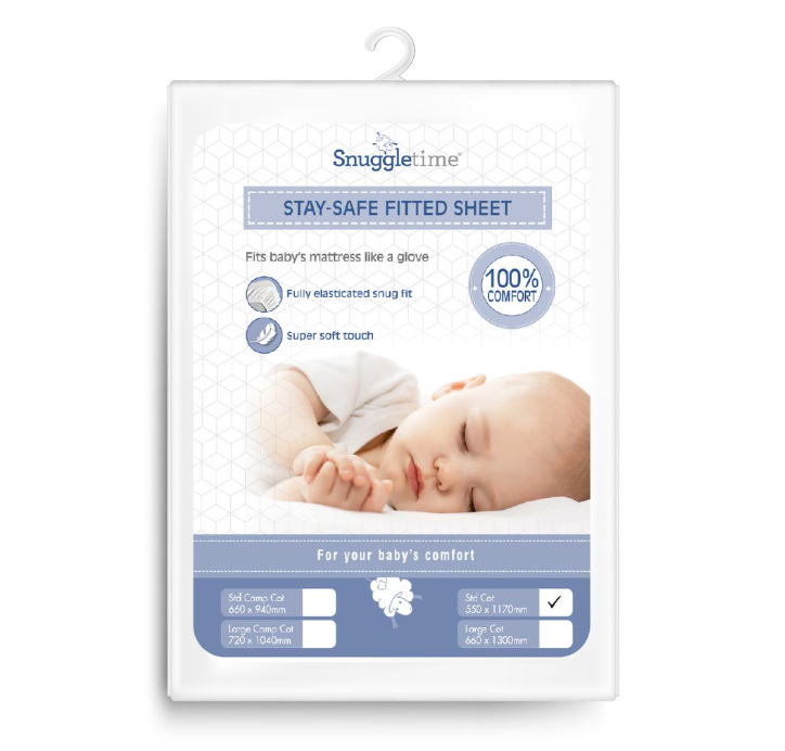 SNUGGLETIME STAY-SAFE FITTED SHEET