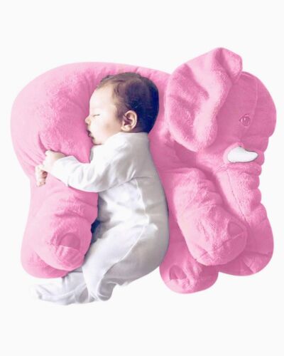 PINK BABY PILLOW ELEPHANT