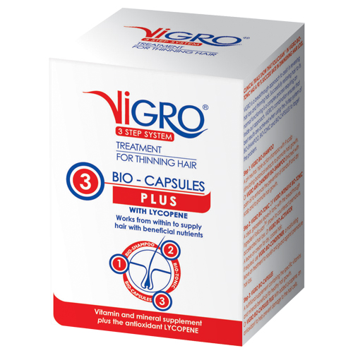 VIGRO 3 STEP SYSTEM  FOR THINNING HAIR BIO-CAPSULES PLUS