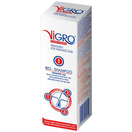 VIGRO 3 STEP SYSTEM FOR THINNING HAIR BIO-SHAMPOO