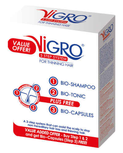 VIGRO 3 STEP SYSTEM FOR THINING HAIR VALUE OFFER