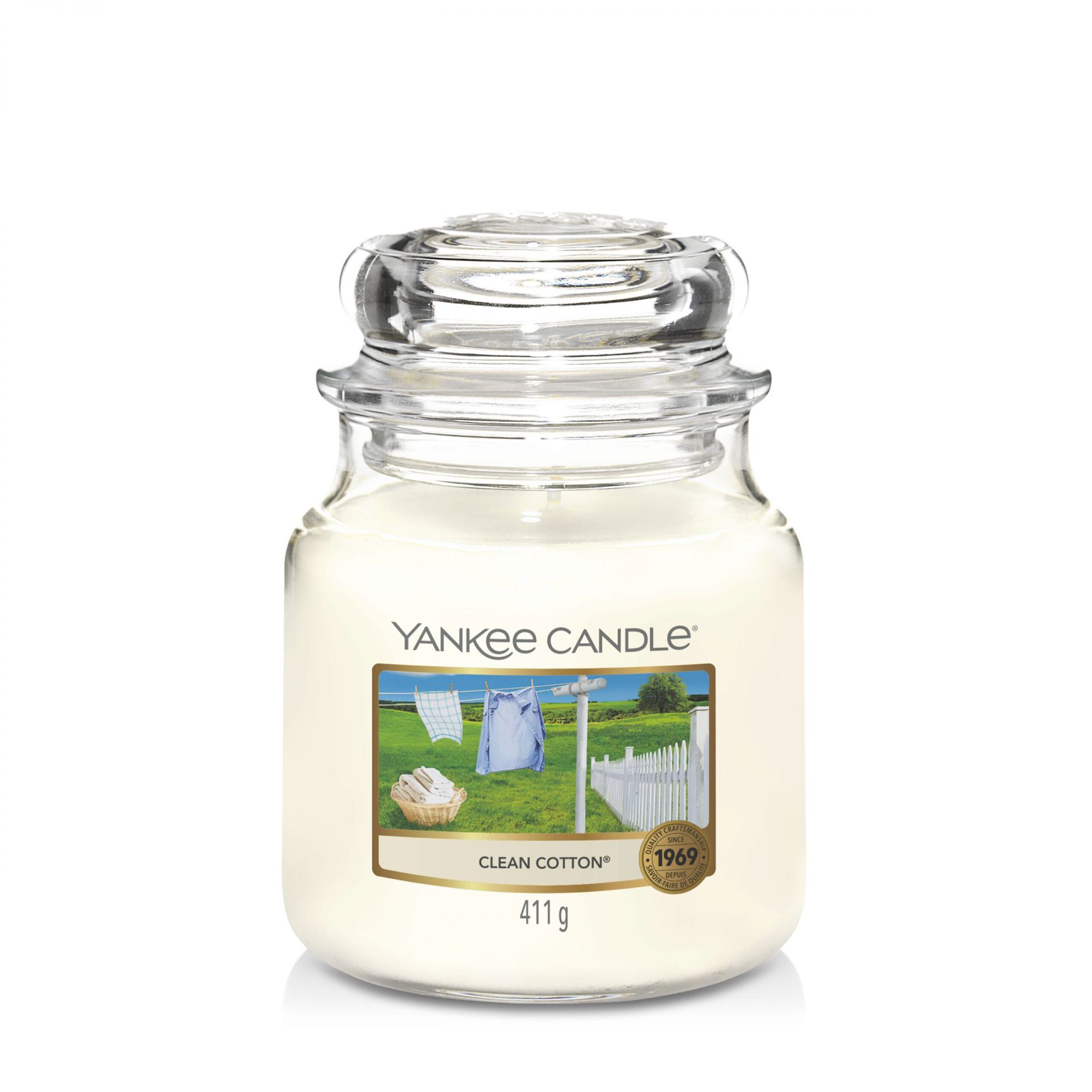 YANKEE CANDLE CLEAN COTTON 411G