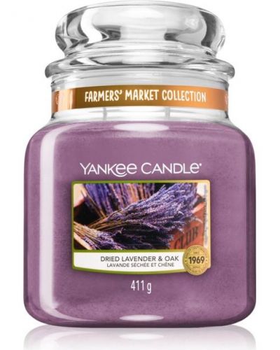 YANKEE CANDLE DRIED LAVENDER AND OAK 411G