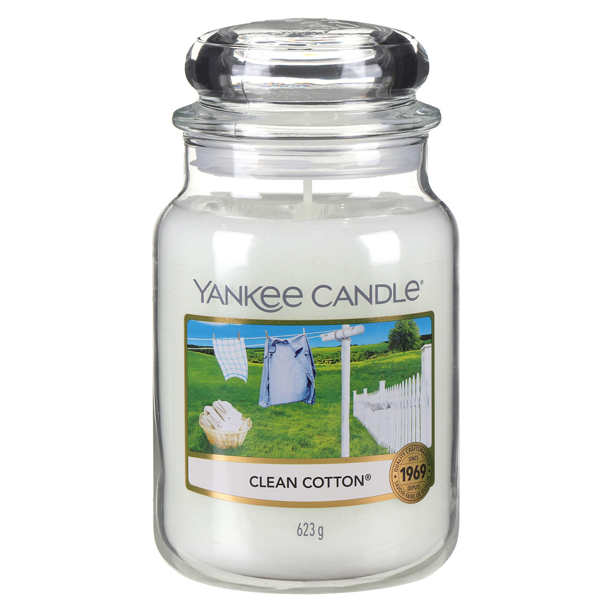 YANKEE CANDLE CLEAN COTTON 623G